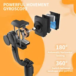 subton Video Stabilizer with 360Rotation|SingleAxis|AutoBalance AntiShake Single Gimbal for Mobile image 4