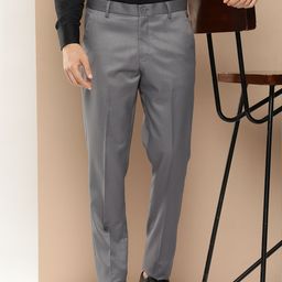 INVICTUS Men Slim Fit Cotton Formal Trousers-picture-18