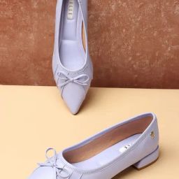 Elle Women's Lavender Casual Pumps-image-6