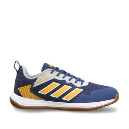 Adidas Men's BASELINER V2 Blue Indoor Court Shoes-image-29