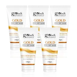 Globus Naturals Gold Peel-Off Mask - Pack of 5-image-58