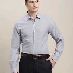 Turtle Classic Regular Fit Pure Cotton Formal Shirt-image-7