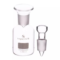Supertek 125 ml BOD Bottle Clear Borosilicate Glass 3.3 with Robotic Head, 12.172.0125 (Pack of 6)-8