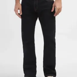 Levi's 517 Dark Indigo Blue Bootcut Jeans-picture-44