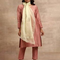 Folksong by W Green Embroidered Dupatta-picture-9