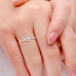 Candere by Kalyan Jewellers 18k Yellow Gold & Diamond Ring for Women-image-10