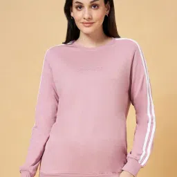 Ajile by Pantaloons Pink Cotton Printed Sports Sweatshirt-image-60