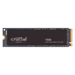 Crucial By Micron T500 Internal SSD 1 TB NVMe (PCIe Gen 4x4) Grey & Black, CT1000T500SSD8-22
