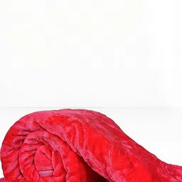 Doristyle Pink 300 GSM SOLID MINK Double Bed Blanket-picture-17