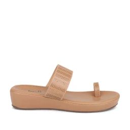Inc.5 Women's Beige Toe Ring Wedges-image-21