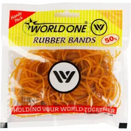 Worldone 60 mm Diameter 50 g Golden Yellow Natural Rubber Band for Multiple Uses, RR001 (Pack of 6)-35