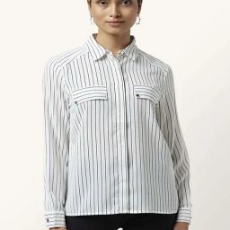 Annabelle by Pantaloons White Printed Shirt-image-84