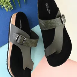 The Roadster Lifestyle Co Men One Toe With Buckle Comfortable Sandals-image-18