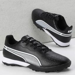 Puma Men's KING MATCH TT Black Football Shoes-image-47