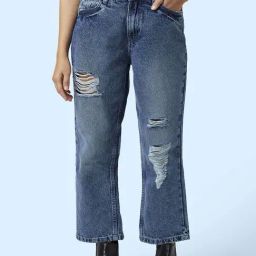 SF Jeans by Pantaloons Blue Cotton High Rise Jeans-picture-13