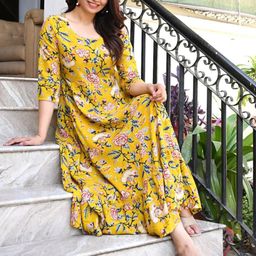 Niona Floral Floral Printed Fit & Flare Midi Dress-picture-47