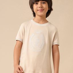 u.s. polo assn. kids Uspa Kids Boys Brand Embroidered Pure Cotton T-shirt-picture-1