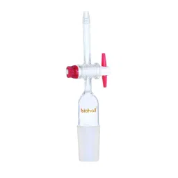 Biohall 19/26 Socket Size Adapter Cone with Glass Stopcock, BLS.CG.291-16