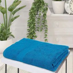 Creeva Teal Cotton 500 GSM Super Soft Bath Towel-image-53