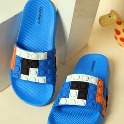 GLISSERS Unisex Kids Colourblocked Rubber Slip-On-picture-28