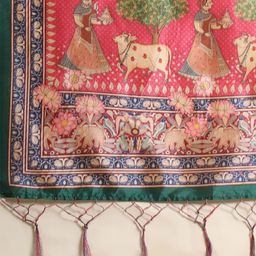 Kaizen TEXO FAB Digital Printed Semi-Stitched Lehenga & Unstitched Blouse With Dupatta image 4