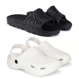 BERSACHE Pack Of 2 Extra Soft Classic Flip Flops-25