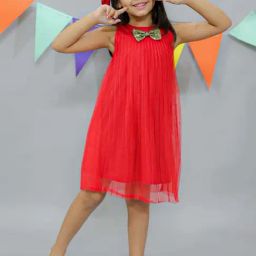 KidsDew Red Regular Fit Dress-picture-16