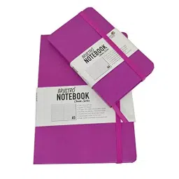 Brustro Classic Series Notebook Diary with Sturdy Hardcover A5 & A6 70 GSM Rose, BRNBRO56 (Pack of 2)-16
