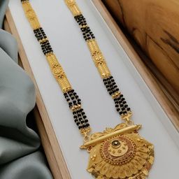 niva fashion Gold-Plated Artificial Beads Mangalsutra-image-79