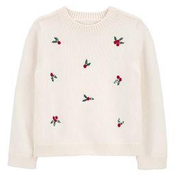 Carter's Christmas Holly Knit Sweater -Cream-picture-27