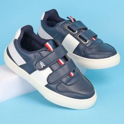 Pine Kids Velcro Closure Casual Shoes- Blue-picture-48