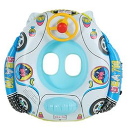 Inflatable Swimming Ride On with Steering Wheel - Blue-image-21
