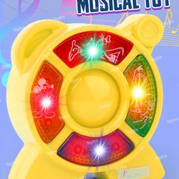 Toysire Musical Beautiful Style Cordless Star Toys for Boys Parties Birthday Party - Yelllow-16