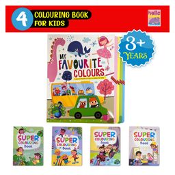 My Colorful World: 4-in-1 Early Learning Coloring Activity Books for Kids, Children and ToddlersPack of 4 - English-15