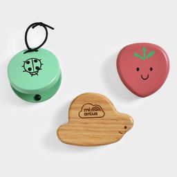 Mi Arcus Wooden Shaker & Castanet Toy Set Pack of 3 Multicolor-25