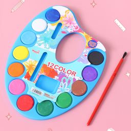 Color Palette with Brush - Multicolor-16