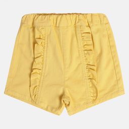 MINI KLUB Cotton Woven Frill Detailed Shorts - Orange-image-41