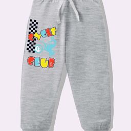 KAVEE Pure Cotton Knit Biowashed Full Length Cycle Club Text Printed Lounge Pants - Grey-picture-48