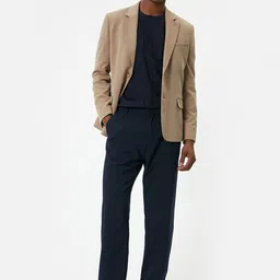 Koton Notched Lapel Collar Single Breasted Casual Blazer-50