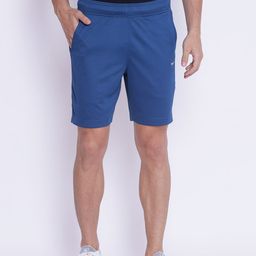 Red Tape Men Blue Mid-Rise Sports Shorts-image-20