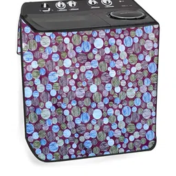 The Furnishing Tree Washing Machine Cover Abstract Pattern Multicolor Light Compatible for Whirlpoo-69