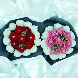 Gadinfashion Women Pack Of 2 Bridal Flower Juda Gajra Bun-81