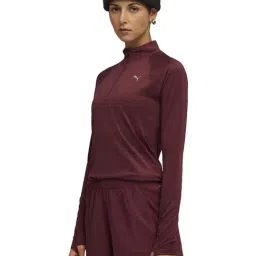 Puma Maroon Running Foundations Velocity Cloudspun Regular Fit Top-picture-2