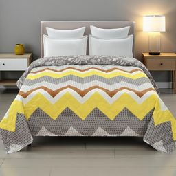IVAZA Yellow AC Room Double Bed Microfibre Comforter-image-91