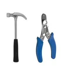 Agam Hand Tool Kit ‎Curved Claw Alloy Steel Head Black, Blue (Set of 2)-44