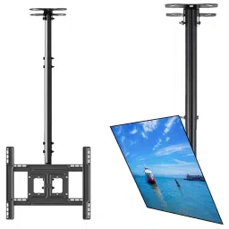 Audiovan 32-70 Inch TV Ceiling Mount Heavy Duty Adjustable Bracket Black, AVT-560-28