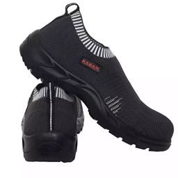 Karam Flytex Composite Toe Sporty Safety Shoes Low Ankle Black Size UK 9, FS 201-image-92