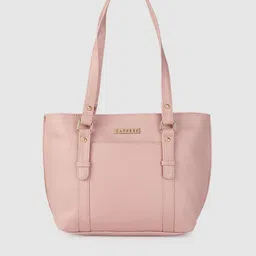 Caprese Pink Solid Shoulder Bag-20