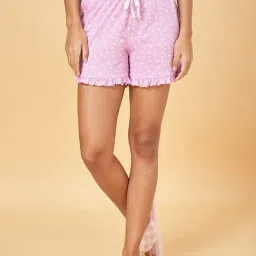 Dreamz by Pantaloons Lilac Cotton Printed Shorts-image-64