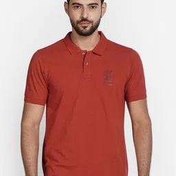 Wildcraft Men Red Solid Polo Collar T-shirt-picture-16